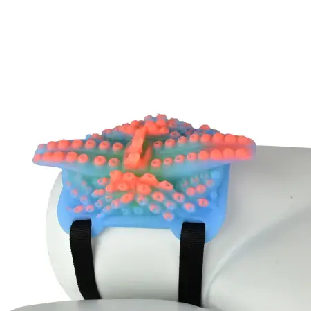 Soft Luminous Colorful Grinding Machine Wearable Sex Toy for Women Men Penis G-spot Stimulate Masturbator Magic Bed