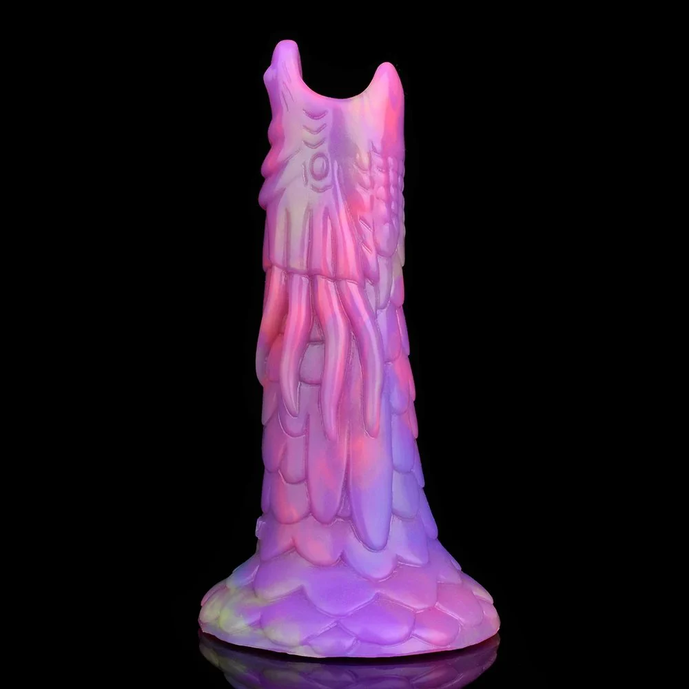 Fiery Dragon-OR Ovipositor Cocks With Eggs Fantasy Creature Dildo Liquid Silicone Soft Anal Eggs