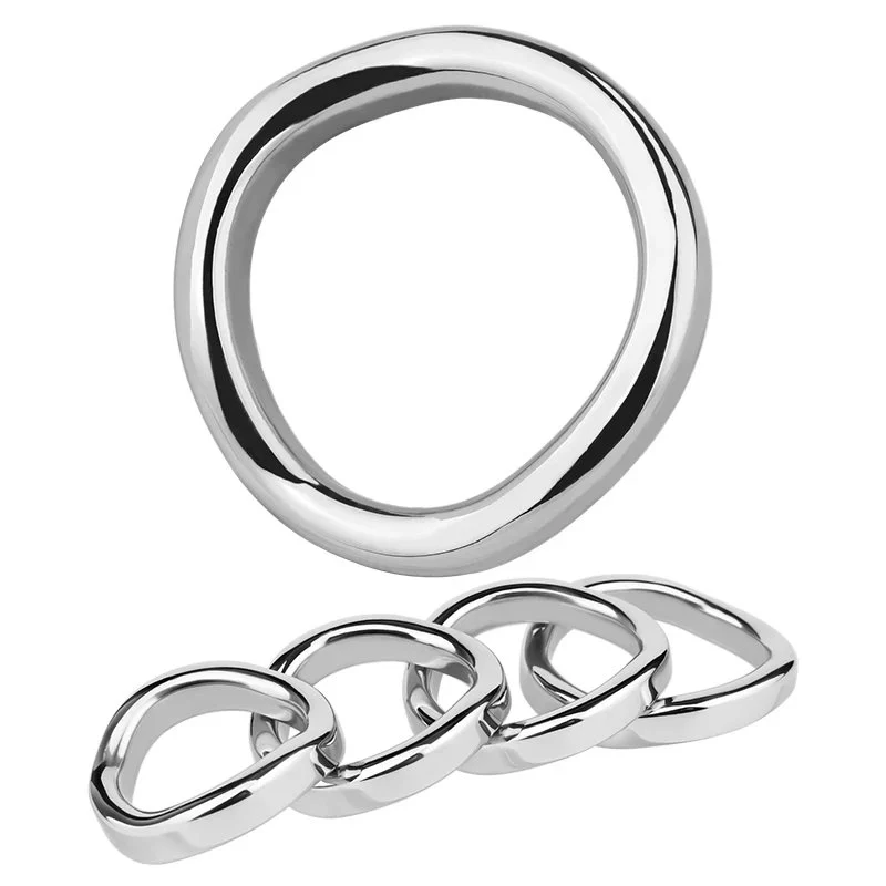 Metal Male Locking Precision Cock Ring Adult Sex Toys Scrotum Binding Ejaculation Delay Device Glans Erection Sperm Locking Ring