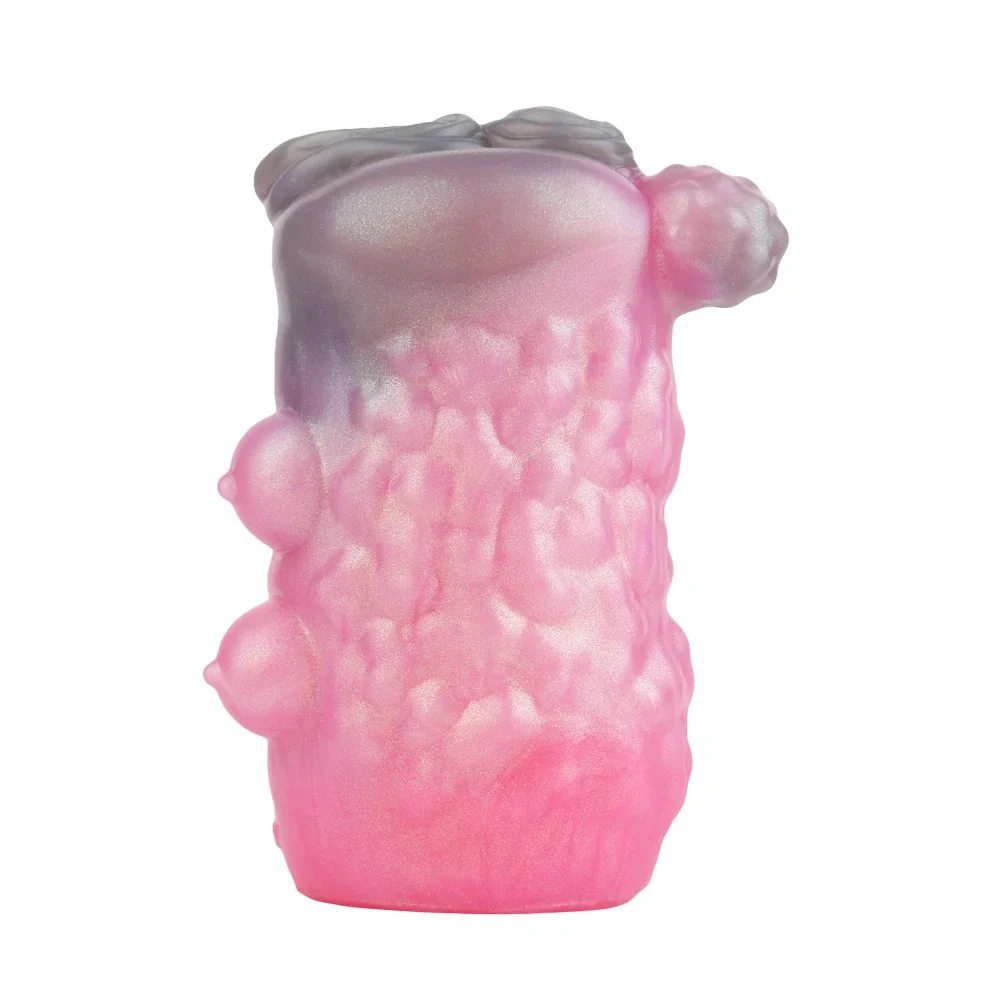 Fantasy Monster Dragon Beast Masturbation Cup Polarized Gold Powder Soft Silicone Vagina Male Masturbator Adult Toys