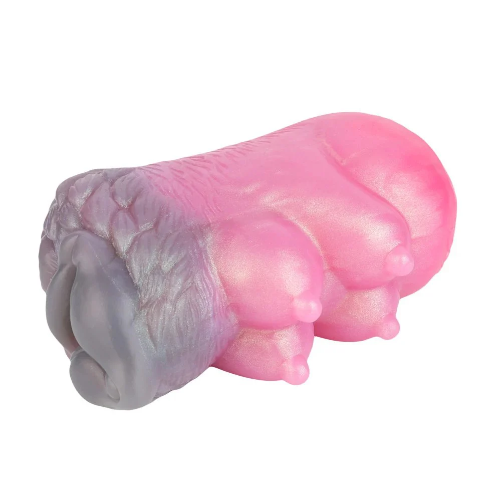 Fantasy Monster Dragon Beast Masturbation Cup Polarized Gold World Soft Silicone Sex Double Hole Male Adult Toys