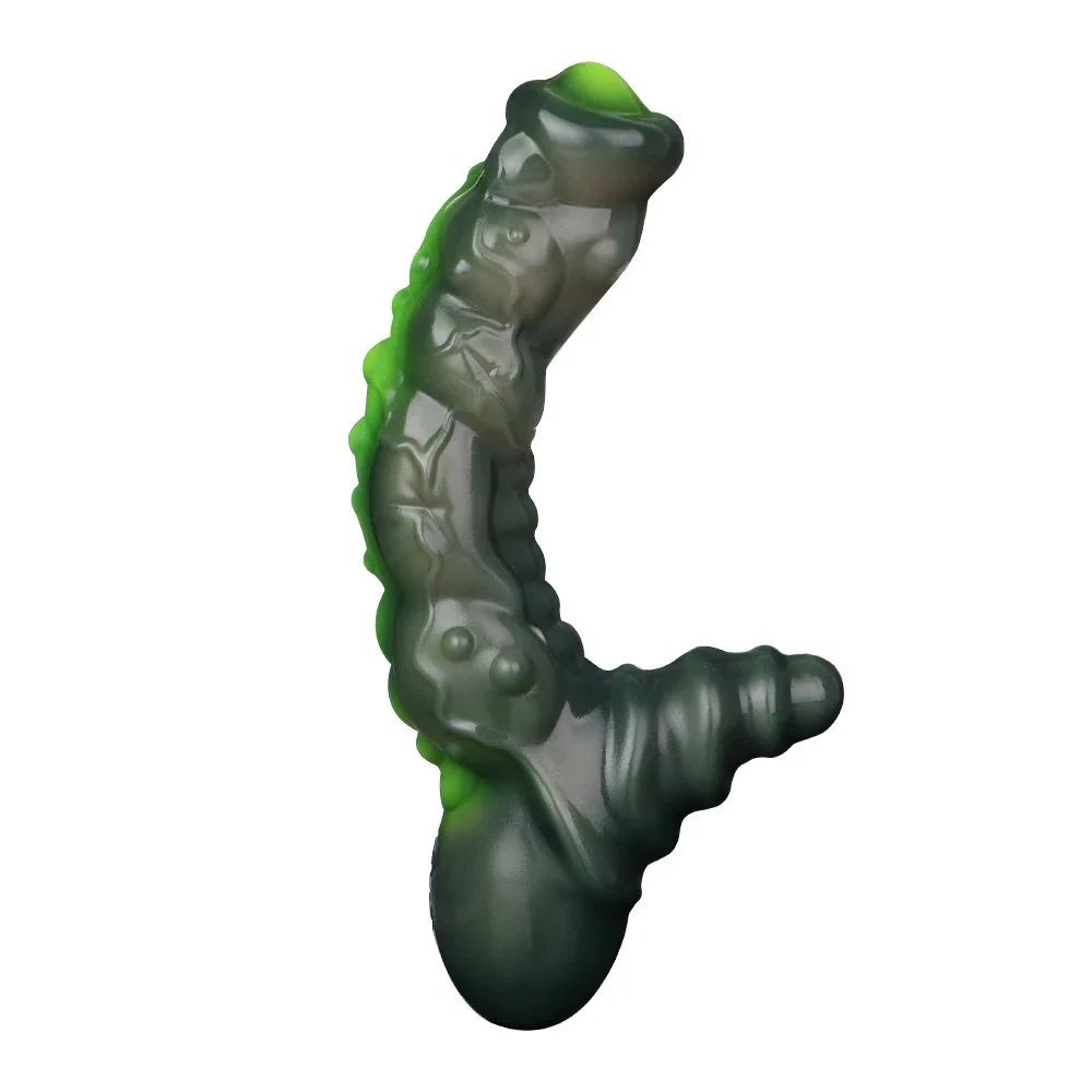 Biochemical Mutation Penis Abyss Soft Silicon Vibrator Female Masturbation Vaginal Massage Vibrator Adult Toy