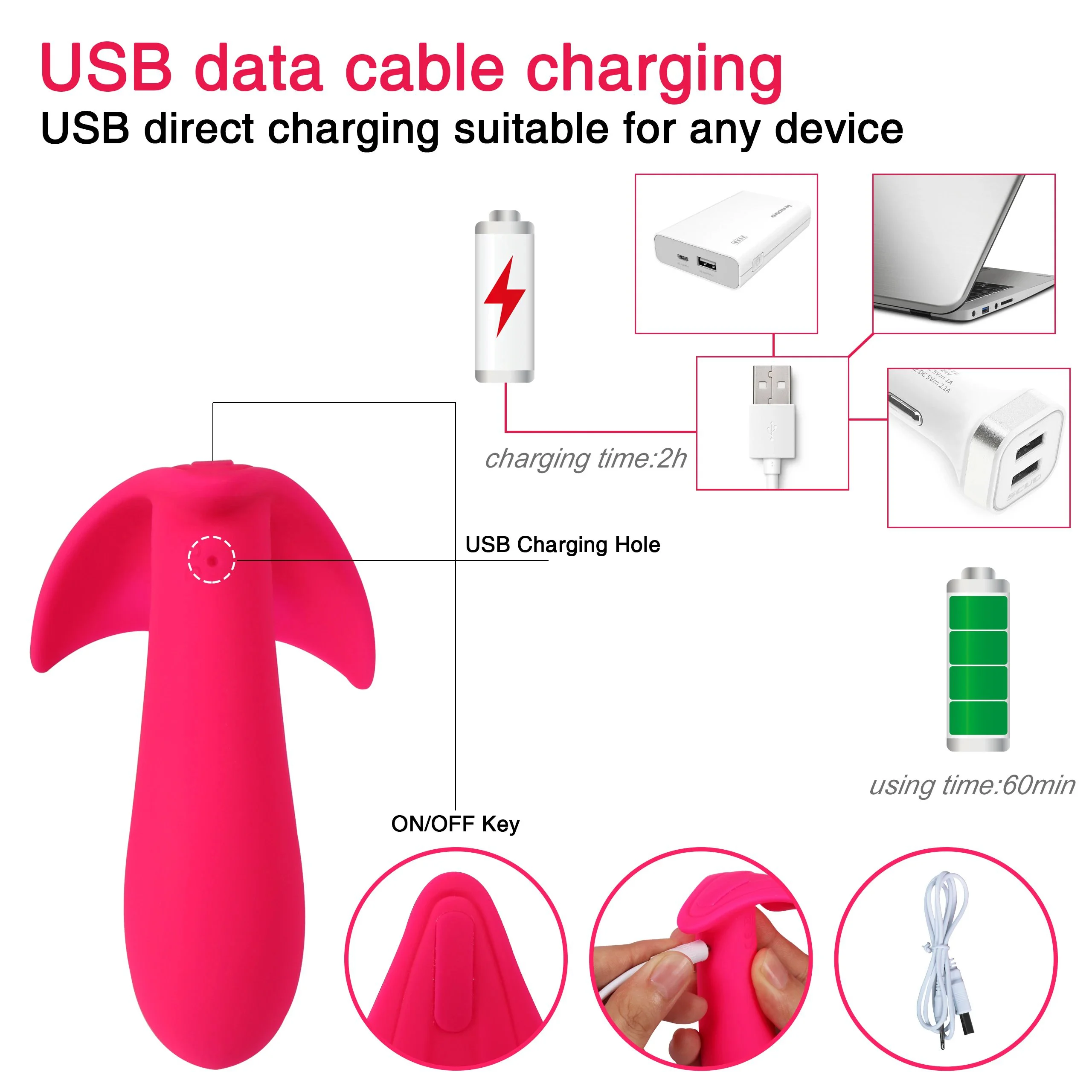 Vibrator Waterproof Female Masturbation Massager 10 Frequency Vibrator Anal Butt Plug for Women