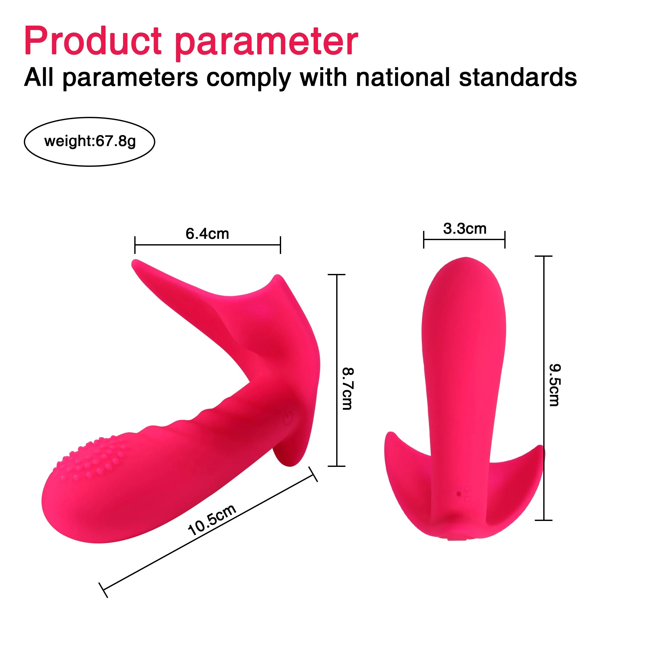 Vibrator Waterproof Female Masturbation Massager 10 Frequency Vibrator Anal Butt Plug for Women