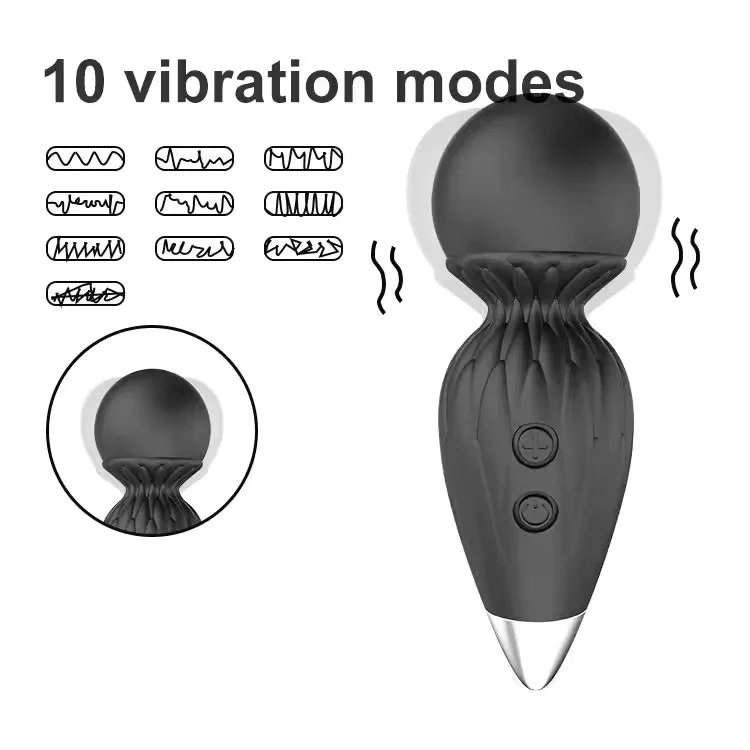 Soft Silicone Clitoral Vibrator With Real Touch Feeling Non-Latex Waterproof USB Rechargeable Black