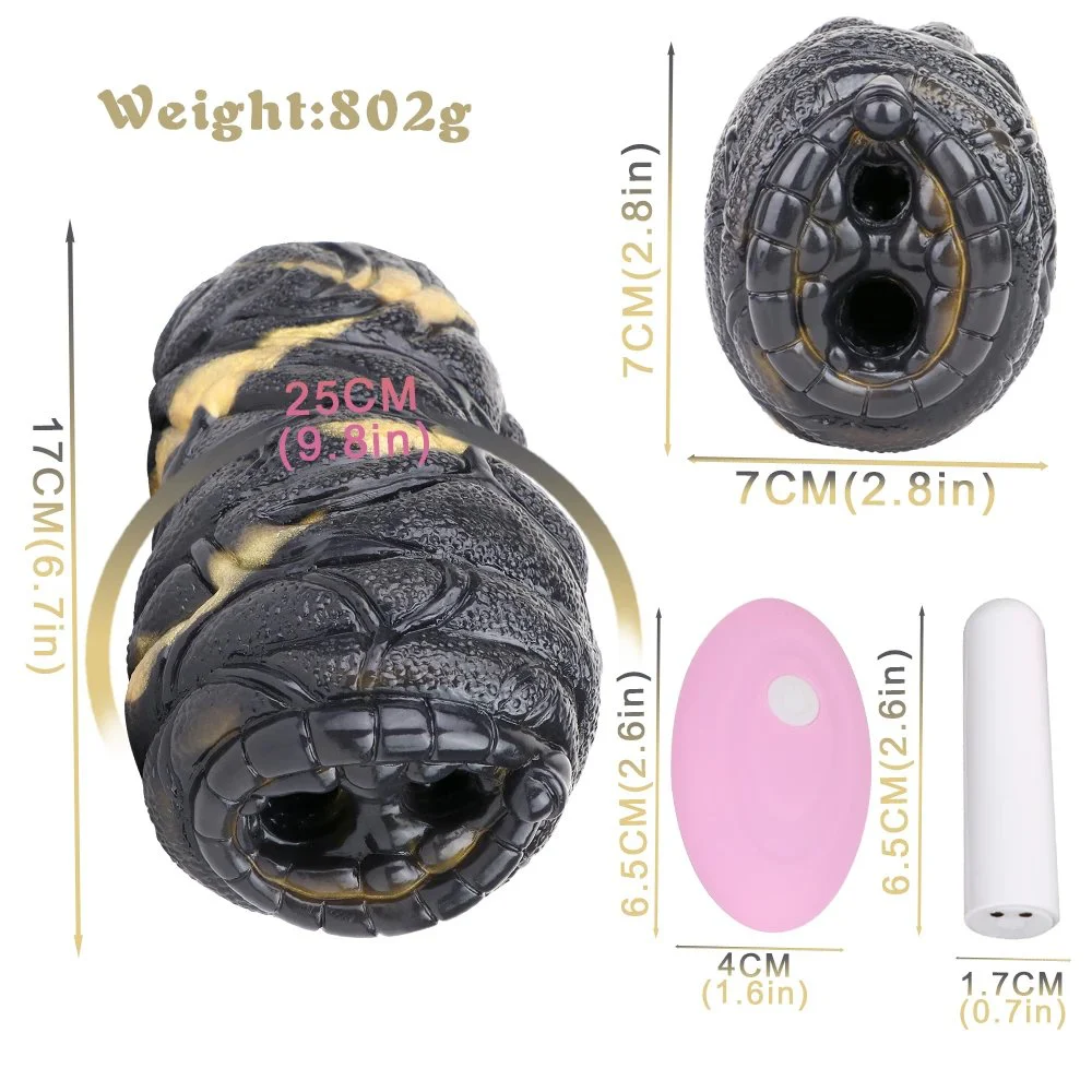 Fantasy Male Masturbator with Vibration Silicone Vibrating Masturbation Cup Realistic Vagina Pocket Pussy Sex Toys for Men