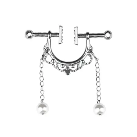 Metal Silver Breast Chain for Women Lesbian Couple Game