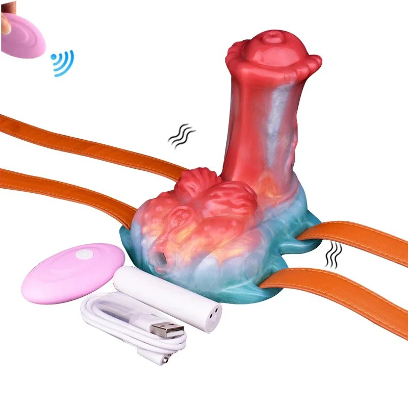 Silicone Insertable Horse Dildo Sex Grinder Clitoral Remote Control G-spot Vibrator Clit Flirting Foreplay Adult Sex Toy