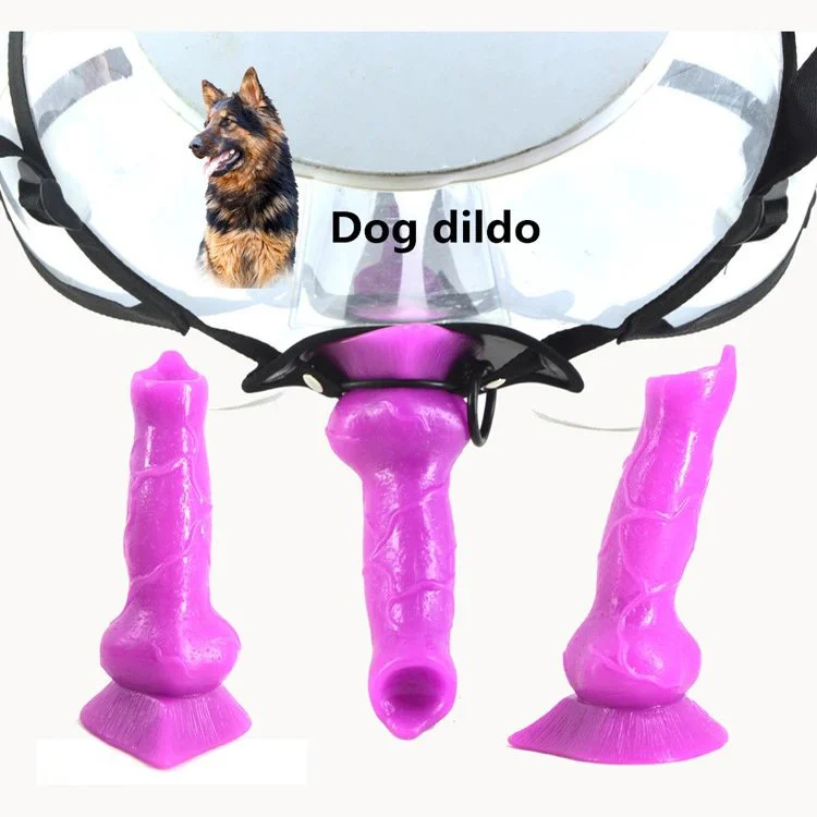 Sex Shop Beginner's Unisex Strap Dildo Harness Kit with 7.3 Inch Realistic Dog Dildo Unisex Sex Toys with Genuine Leather