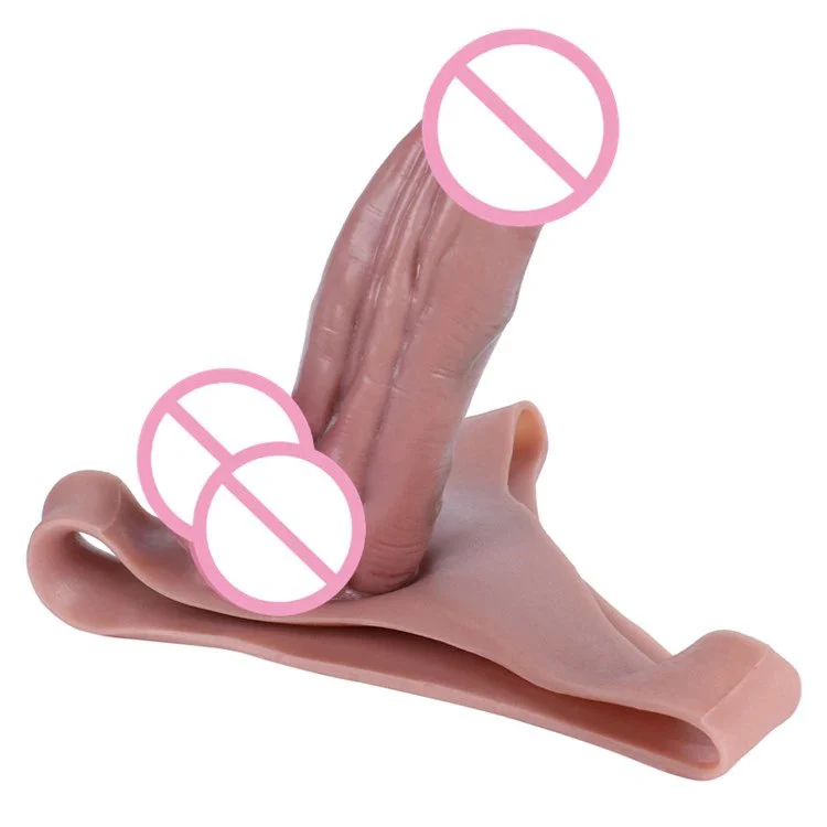 Liquid Silicone Hollow Strap on Dildo for Gay Large Size Sex Toys for Men
