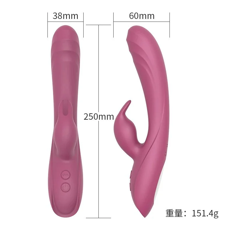 Vibrating Rod Double Head Electric Female G-point Stimulation Masturbator Adult Sex Toy