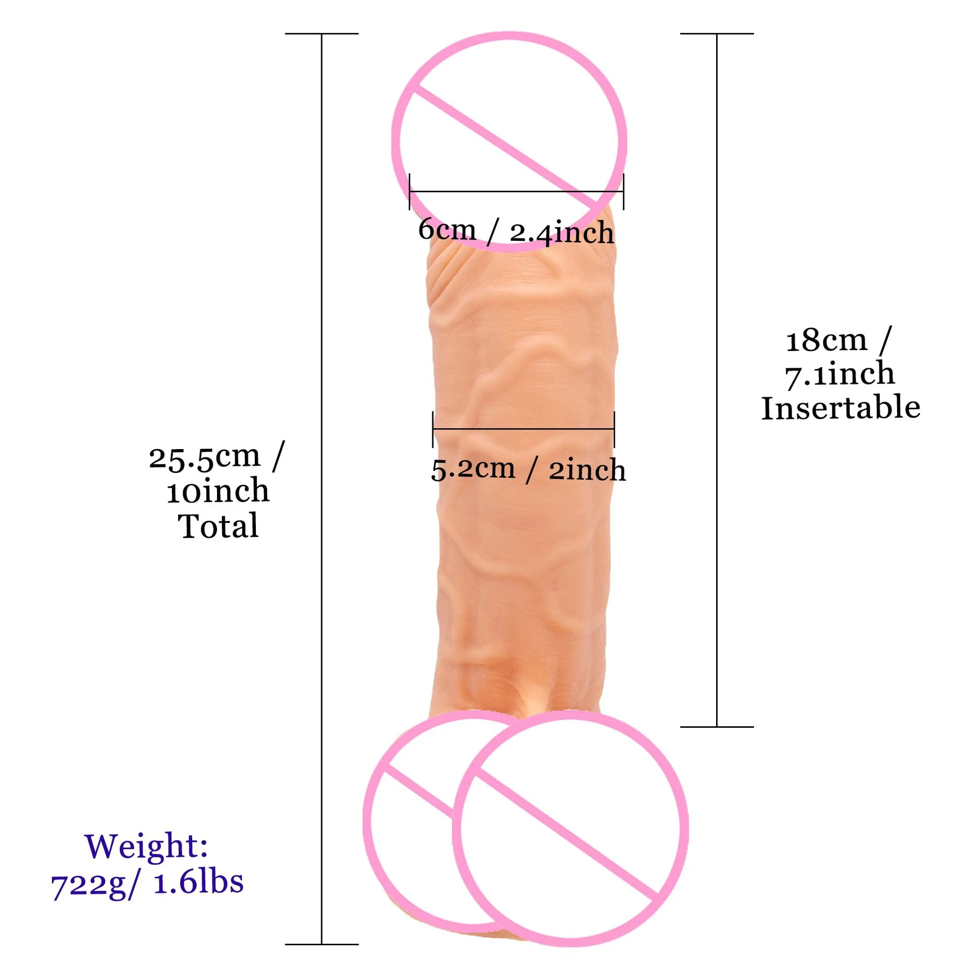Super Large And Thick Simulation Dildo Big Head Dildo Gay Fist Anal Plug Dildo Adult Sex Toy