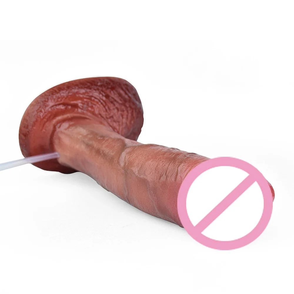 Ejaculates Penis Cock Squirting Realistic Cock Anal Plug Sex Toy for Woman