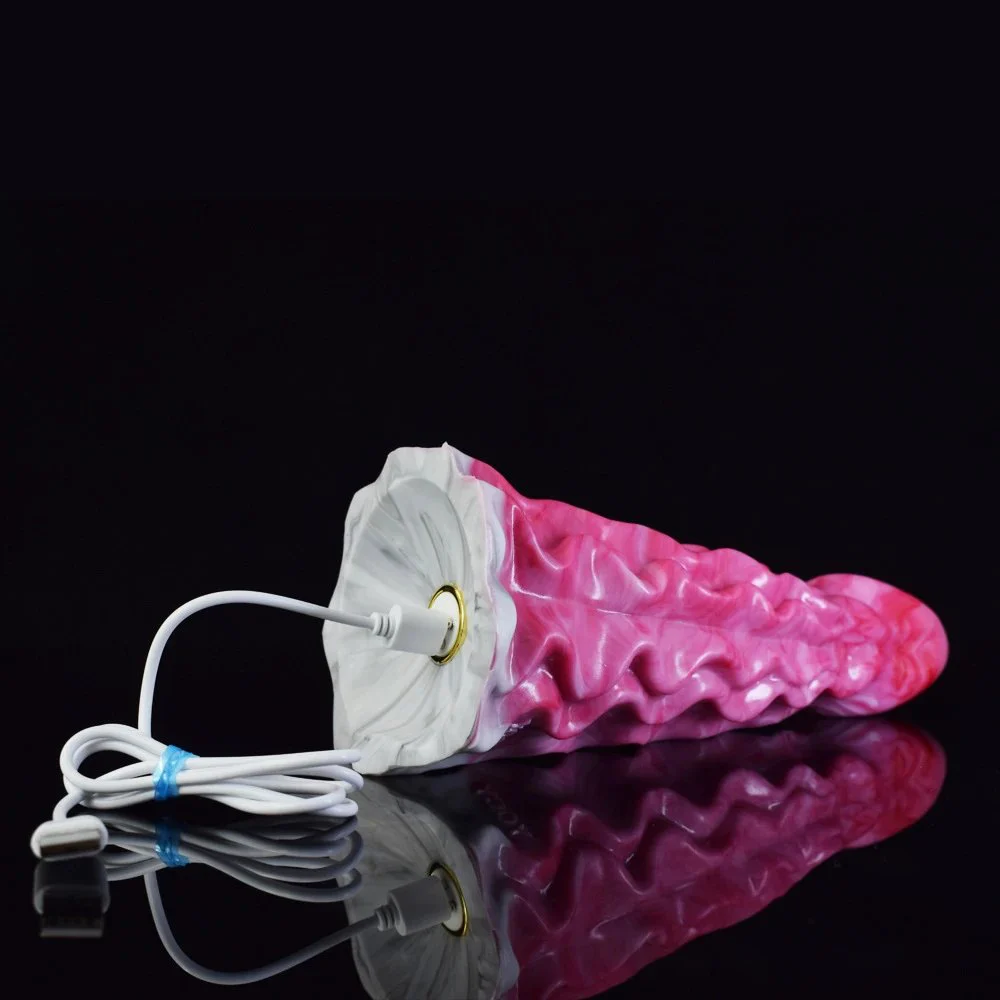 Design Big Thick Fantasy Dildo Vibrator Color Silicon Anal Plug Vibrator for Women