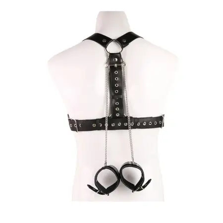 New Dasm Bondage Rope Chain Adult Sex Toys Soft Pu Leather Smooth Metal Material Dasm Sex Toys for Women Men Adult Toy