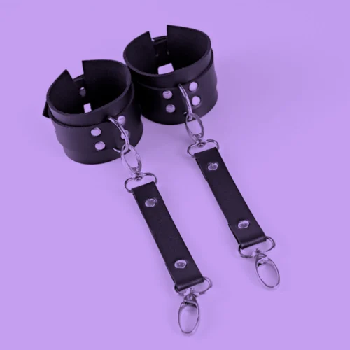 PU Leather Harness Body Chest Straps Bondage Handcuffs Bed Restraint Punk Waist Belt Kit Bondage Set for Couples Women