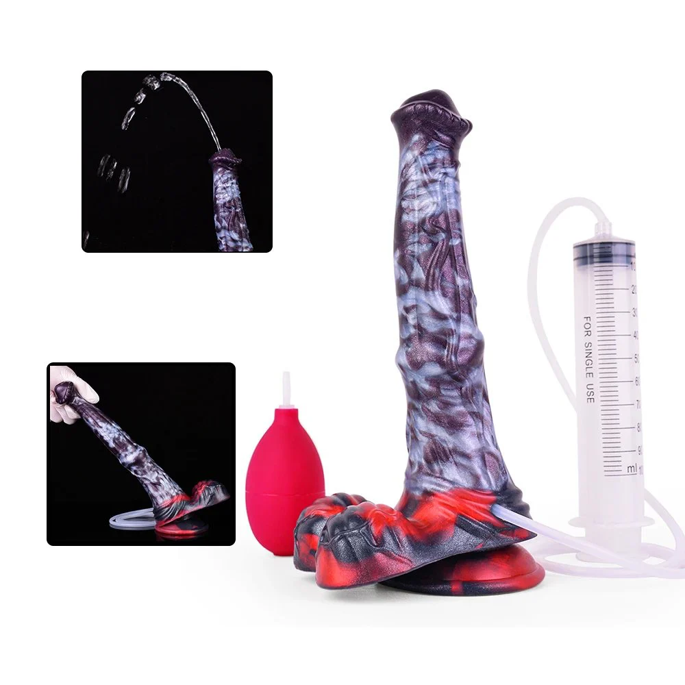 Long Big Cock Sex Toys Huge Realistic Dildo Silicone Horse Fantasy Penis With Suction Cup