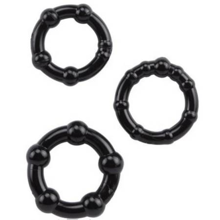 Men's Soft TPE Cock Ring Vibrating Sex Toy for Adult Male Delay Ejaculation
