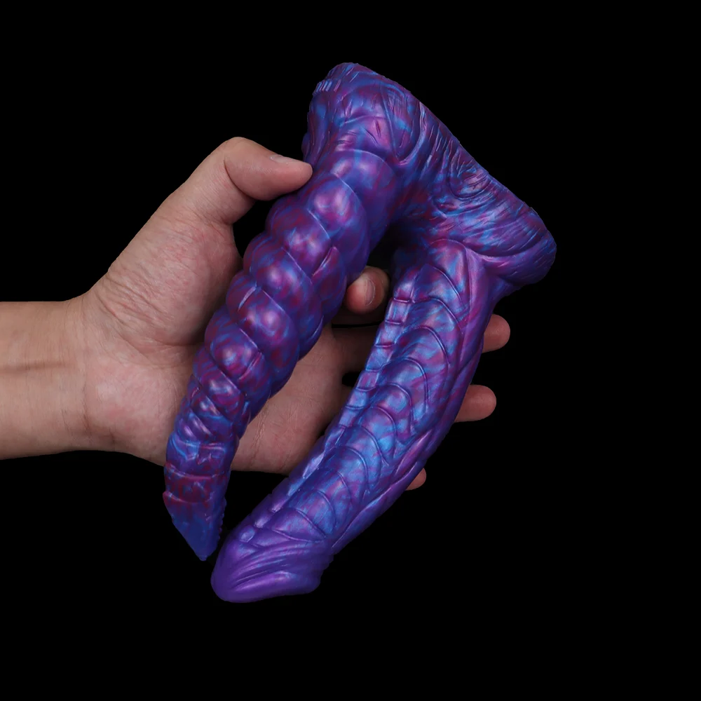 Sex Toy Masturbation Big Silicone Rubber Real Cock Double Head Rubber Penis Dildo for Lesbian Gay