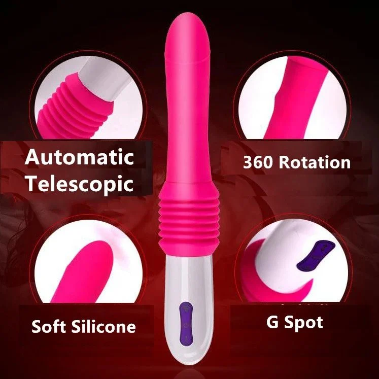 Sex Dildo Machine for Woman Automatic Thrusting Telescopic Vibrator Dildo Sex Toys