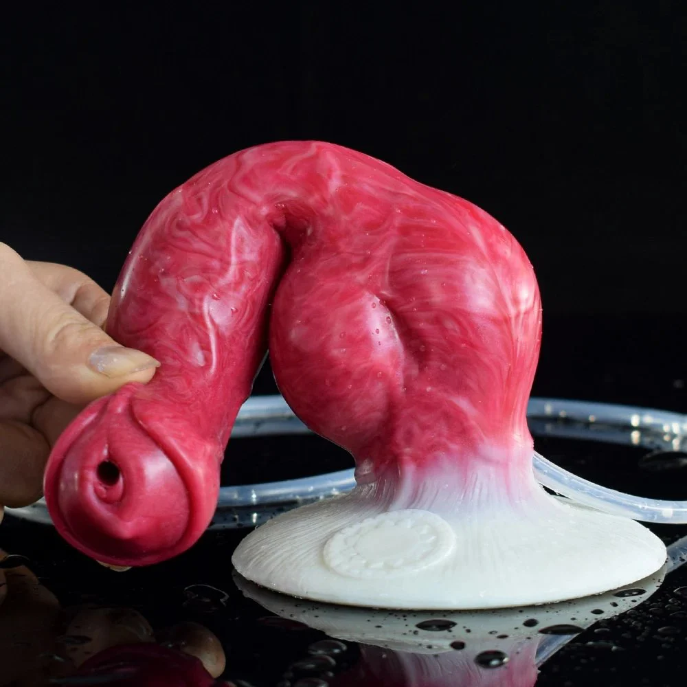 Fantasy Animal Adult Toys for Women Monster Squirting Dildos Ejaculating Dildo With Injectors Enema Bulb