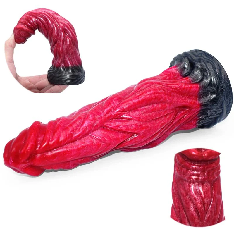 Scarlett Color Monster Dildo Juguetes Eroticos Gorgeous Penis Beast Sex Toy for Adult Sex Game