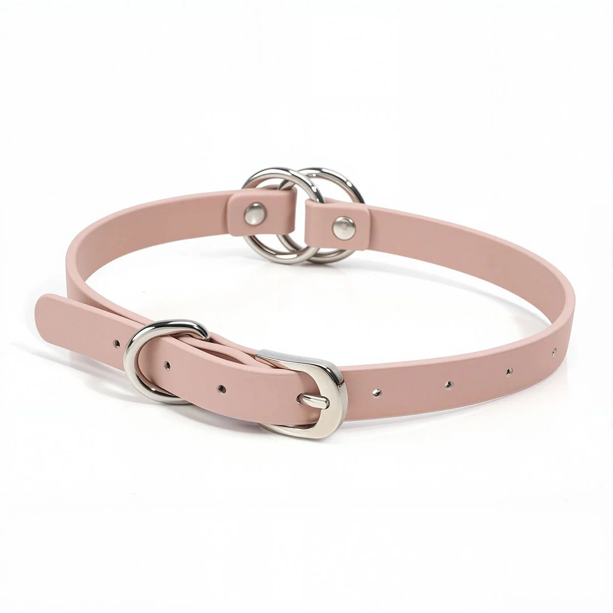 Sex Toys Leather Collars Small Circles Women's Sex Toys Training Collars Necklaces Accessories