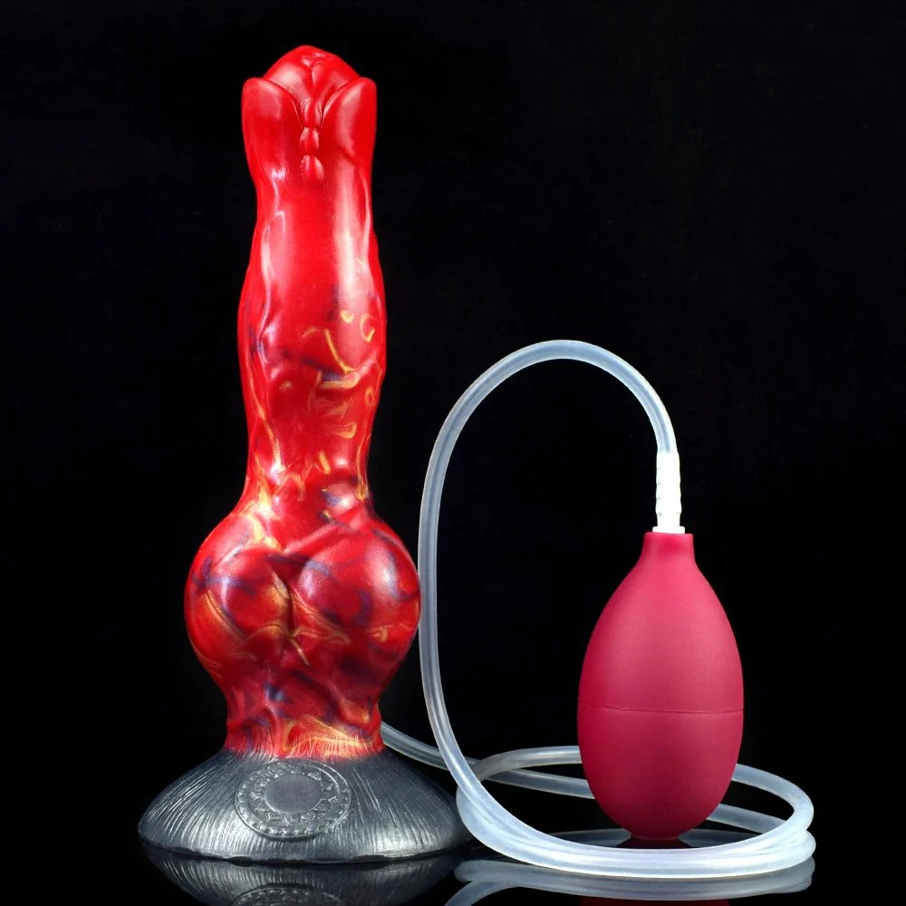 Fantasy Creature Cocks with Five Active Colors Support Drop Shipping Squirting Dog Dildo alien Cock Dog Knotted Dildo
