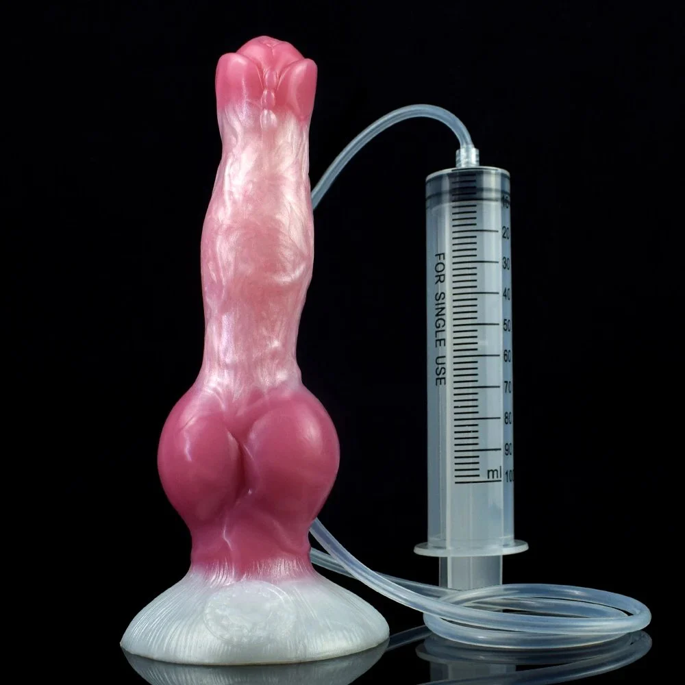 Fantasy Creature Cocks with Five Active Colors Support Drop Shipping Squirting Dog Dildo alien Cock Dog Knotted Dildo