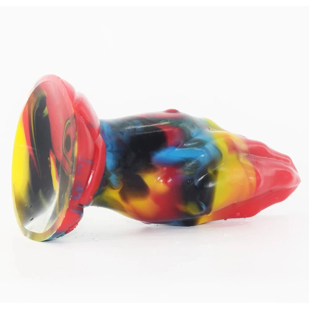 Fantasy God Beast Soft Silicone Rubber Penis Vagina Stimulation Butt Plug Dragon Dildo for Man Masturbating