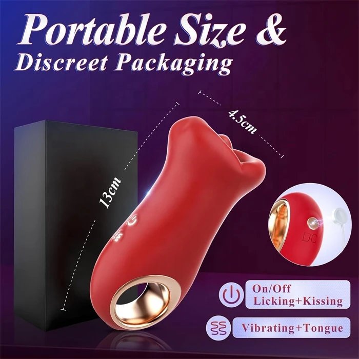 Women's Mini Waterproof 10-Frequency Vibrator Clitoral Sucking Sex Toy for Clit Massage