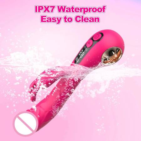 Women's Funny Telescopic Vibrator Wand Massager with Wireless Remote Control New Body Application Item