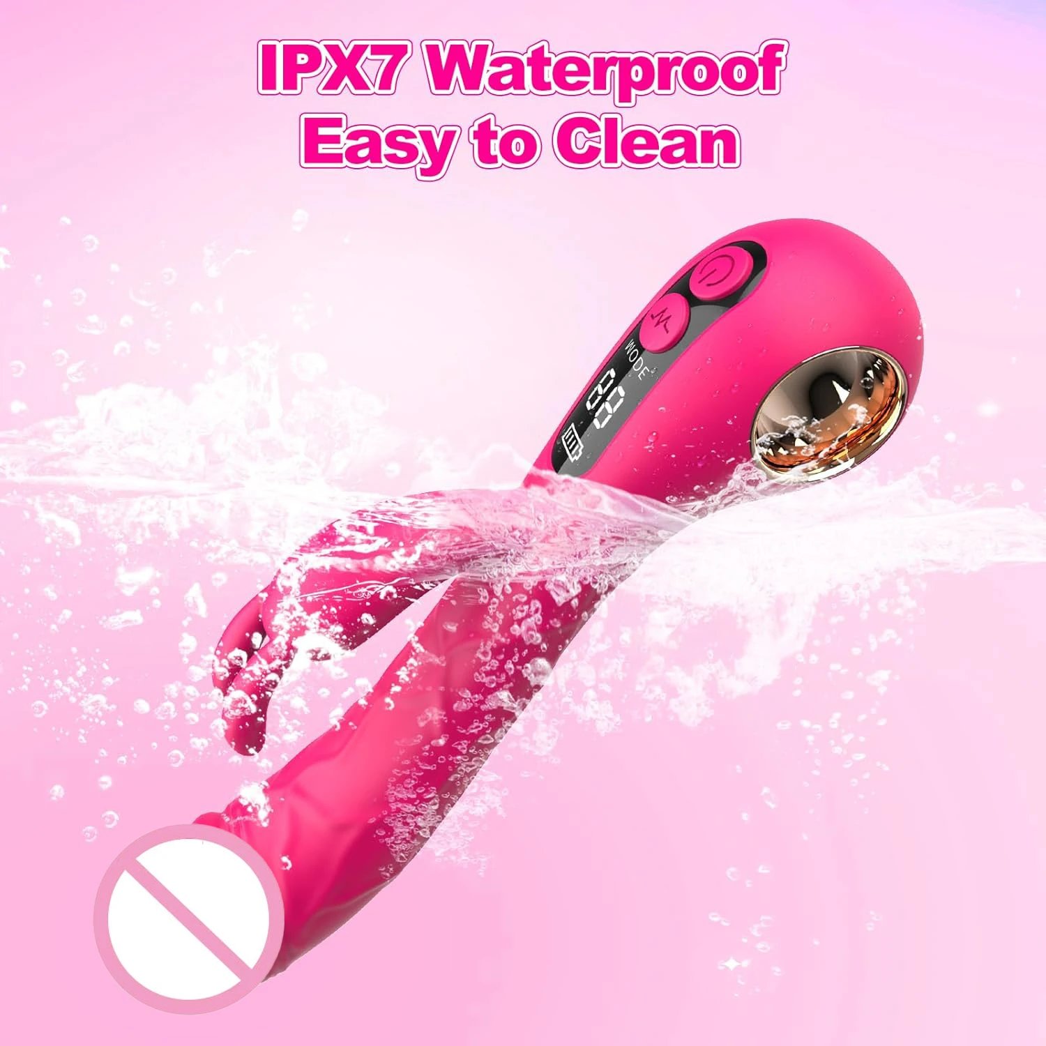Women's Funny Telescopic Vibrator Wand Massager with Wireless Remote Control New Body Application Item