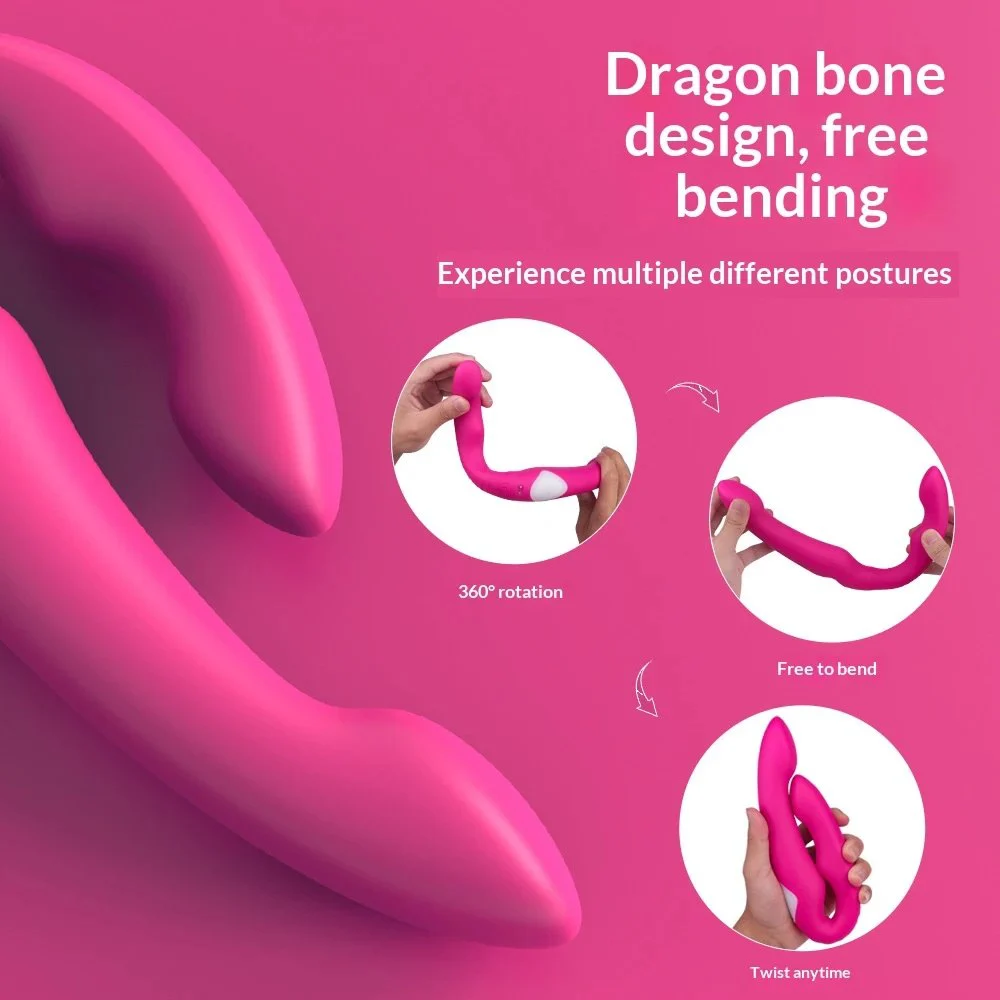 Wearable Personal Massager for Women Double Gspot Stimulation Internal Vibration Pleasure Toy