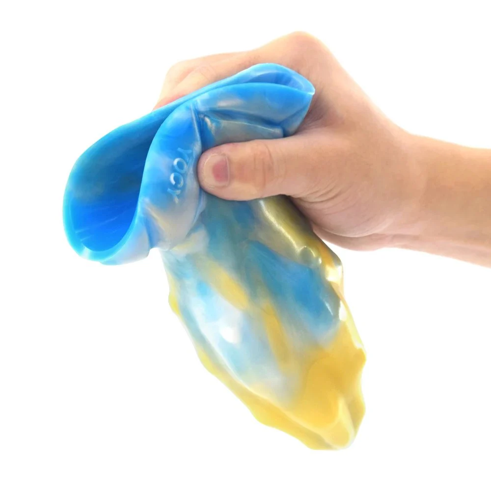 Fantasy God Beast Soft Silicone Rubber Penis Vagina Stimulation Butt Plug Dragon Dildo for Man Masturbating
