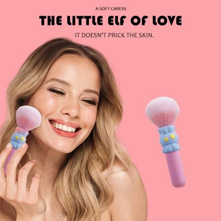 Women's Mini Makeup Brush AV Wand Silicone Dildo Adult Sex Toys with Vibration for Female Masturbation