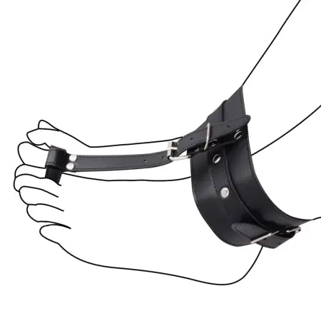Bondage Toe Cuffs Leg Cuffs Adult Product Thumb Binding BDSM Couple Bondage Fun Leather Other Sex Toys