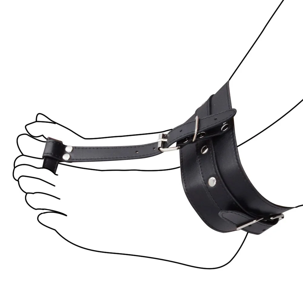 Bondage Toe Cuffs Leg Cuffs Adult Product Thumb Binding BDSM Couple Bondage Fun Leather Other Sex Toys