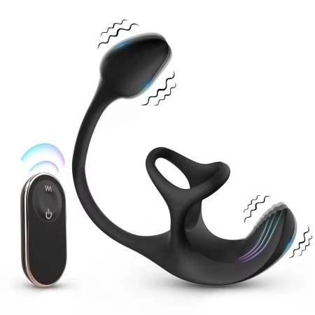 Rechargeable Soft Silicone Delay Sex Ring Male Cock Ring Penis Sex Toy for Men