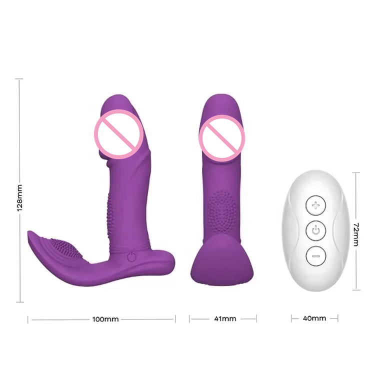 7 Vibration 3 Wiggling Remote Control Rechargeable Women Wearable Panty Vibrator