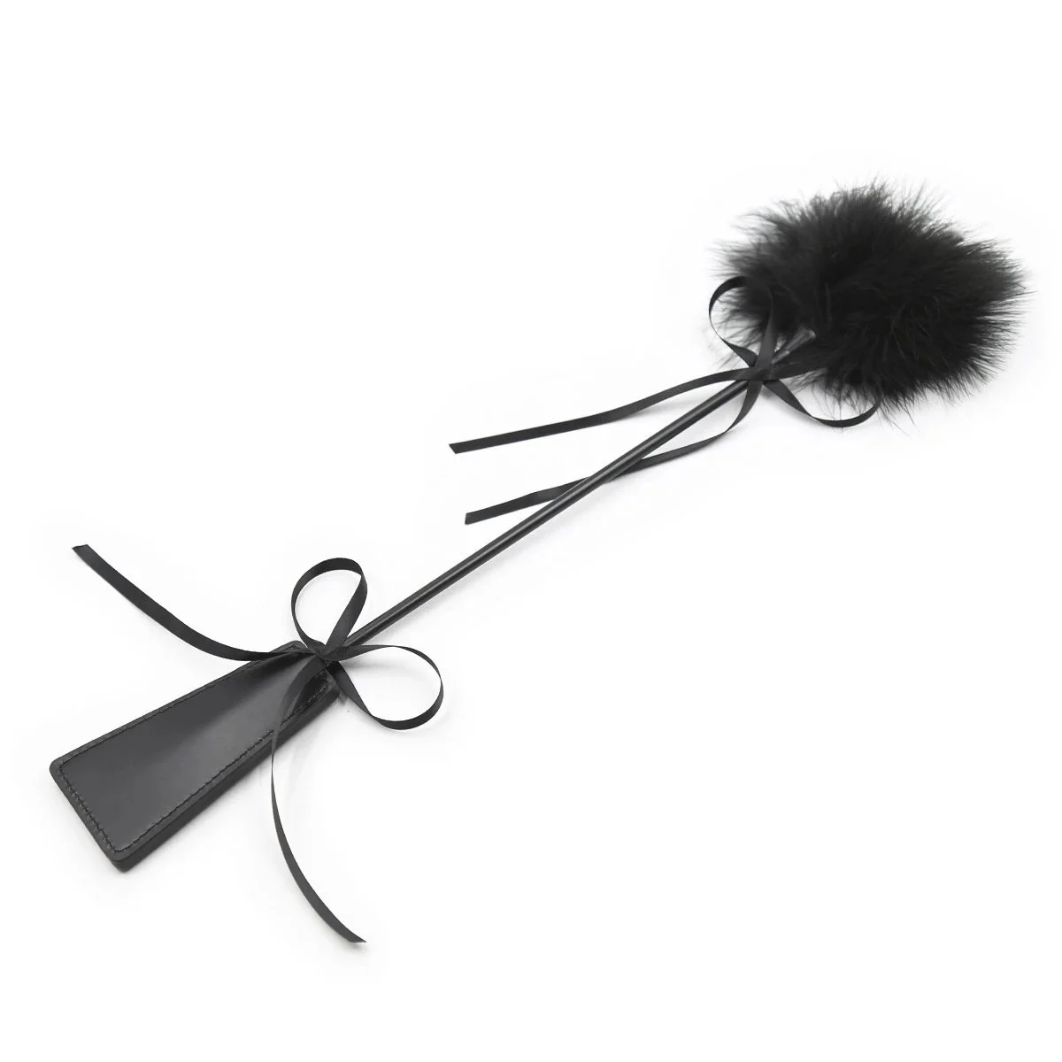 Multifunctional Feather Paddle Whip Tickler & Spanking Tool for Adult Foreplay Pleasure