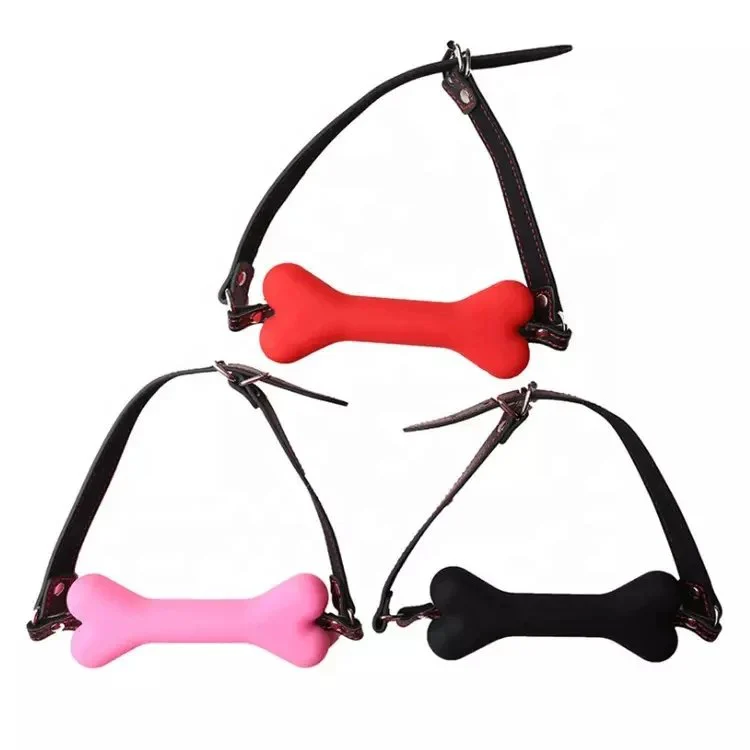 Roleplay Games Bondage Gear Sex Toys for Women Silicone Open Mouth Gag Ball Harness
