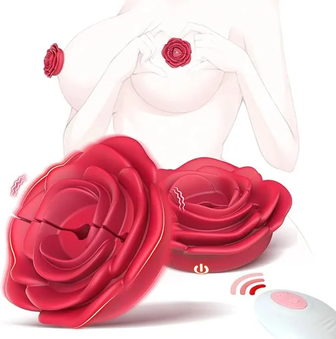 Nipple Clamps Vibrator Sex Toys Nipple Toys Women Sex Pleasure Toys Stimulator with 10 Vibrating Modes