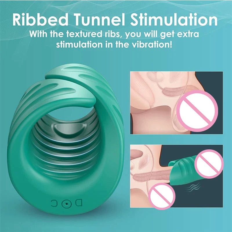 Silicone Flexible Suitable for All Sizes Cock Ring App Controlled Male Masturbation Cup Sex Toys for Man