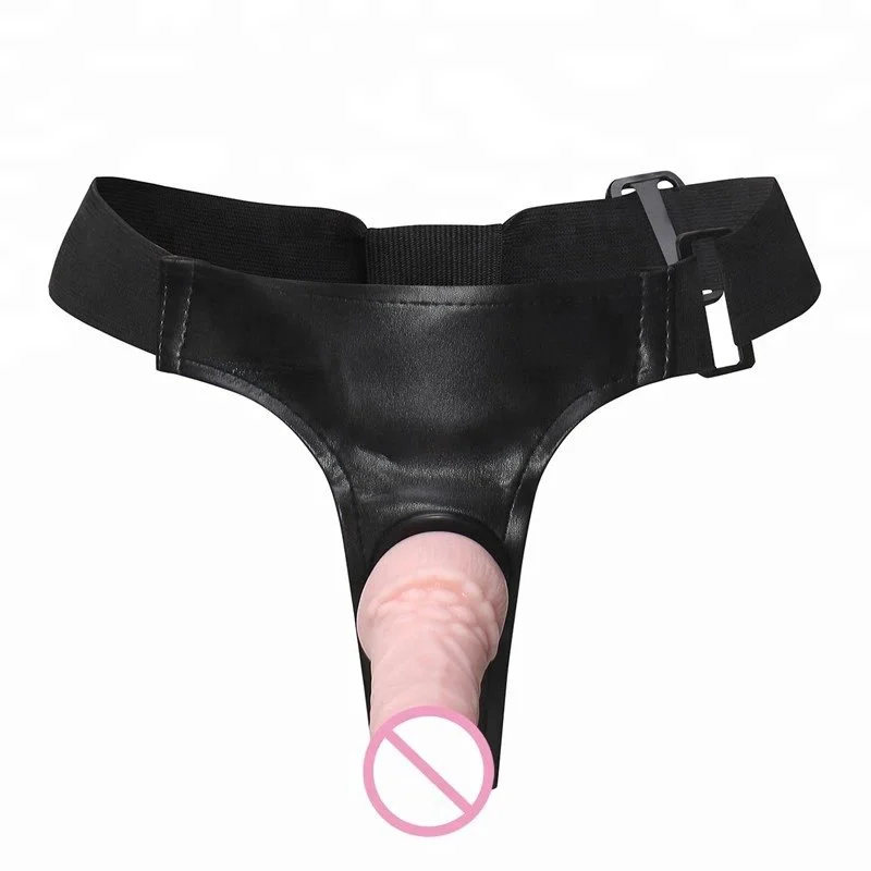 Double Dildo Strapon Elastic Harness Strap on Dildo Lesbian Couples Sex Product