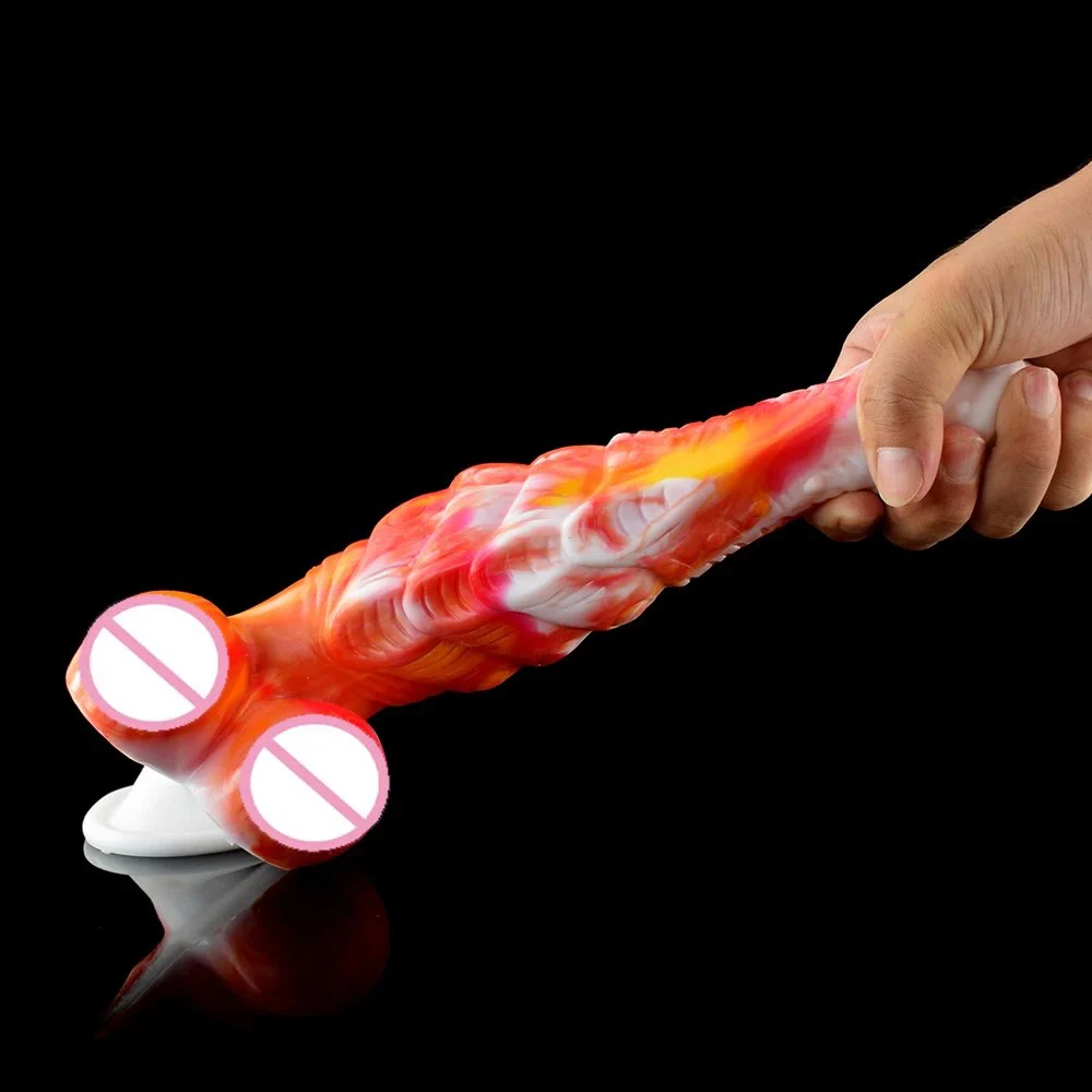 Fantasy Imitated Dragon Anal Plug Women Vagina Massage Wand Lifelike Animal Sex Toys for Man Masturbators