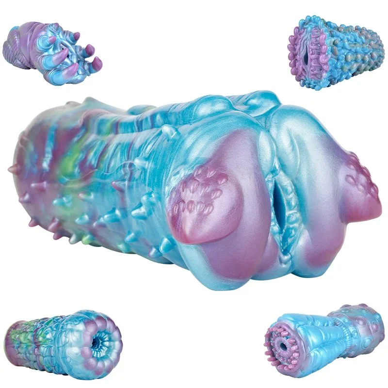 Tight Silicone Masturbator Collection Animal Vagina Pussy Male Masturbation Cup Pocket Realistic Silicone Penis Sex Toy