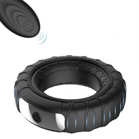 10 Frequency Silicone Adult Sex Toys Vibrating Cock Ring with Remote Control for Delay Ejaculation Penis Rings Product
