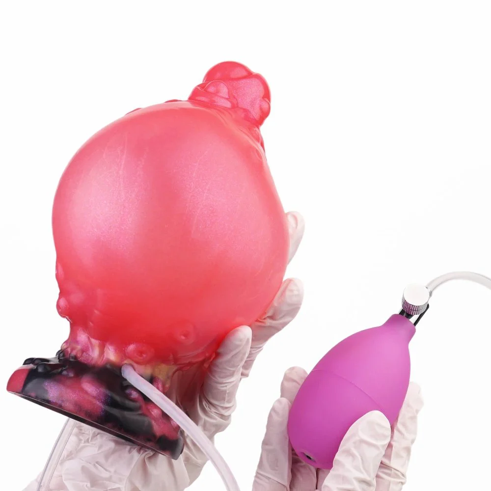 Fantasy Series Inflatable Anal Plug Silicone Anal Plug Set Multi-purpose Inflatable Squirting Suction Cup Dildo