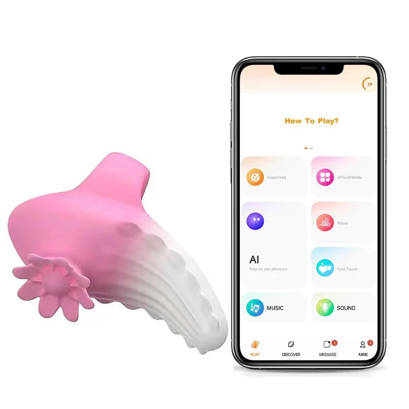 Sunflower Shape Female Finger G-Spot Clitoral Nipple Stimulator 10 Vibration Modes Finger Masturbator Vibrator Set Happy Sex